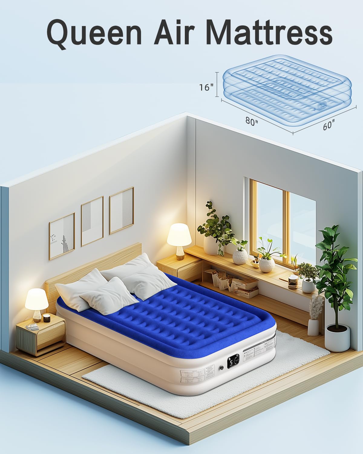 Xsleep comparaison d'échelle près d'un canapé pour visualiser taille
