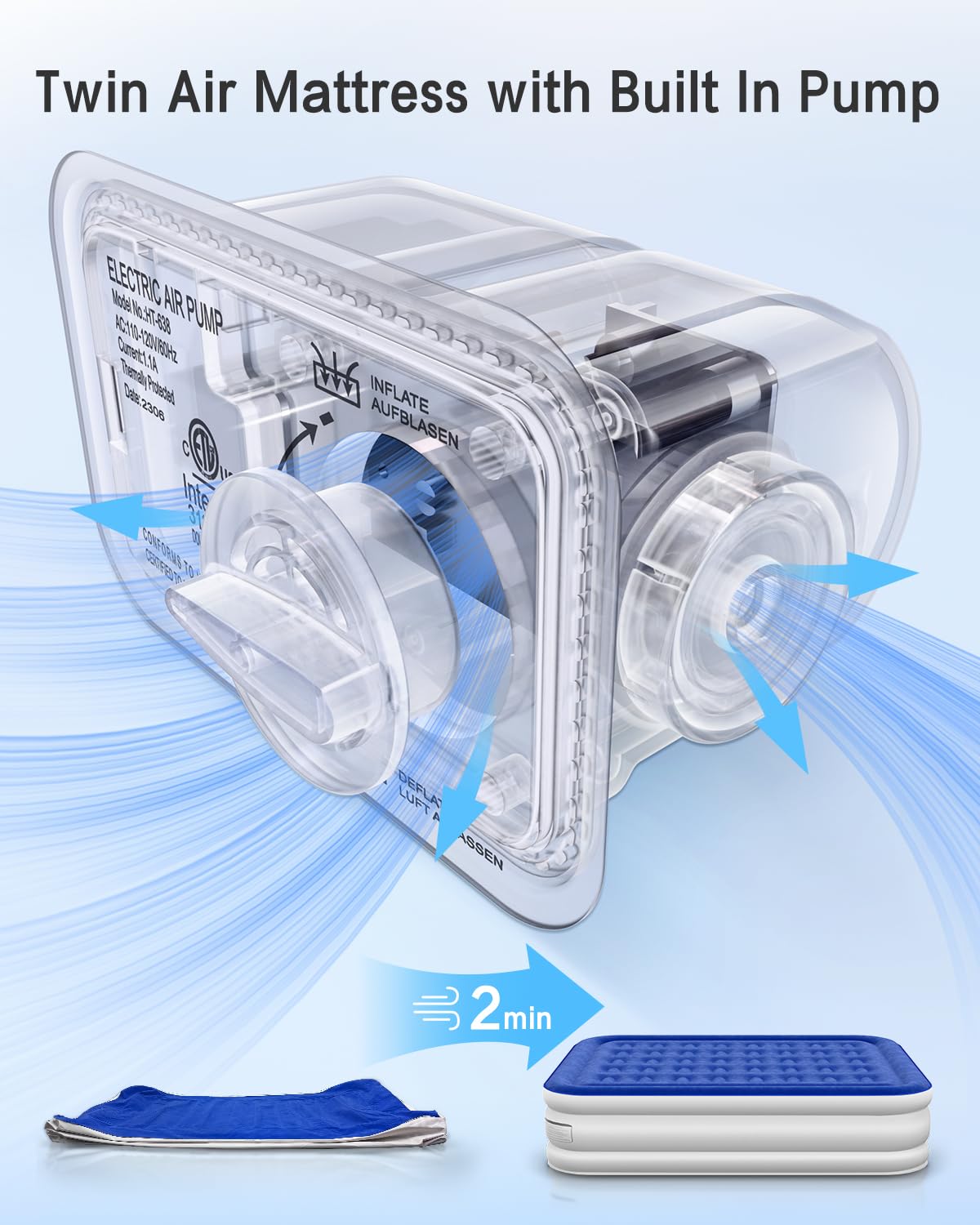 Xsleep vue côté montrant structure renforcée pour soutien stable