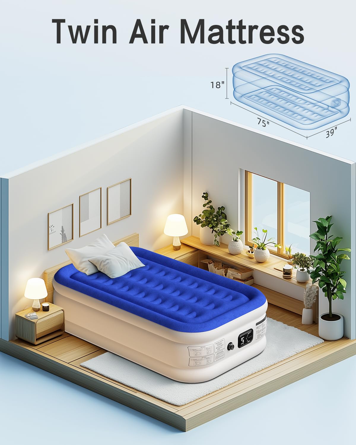 Xsleep matelas en usage dans chambre d'invités pour accueil confortable