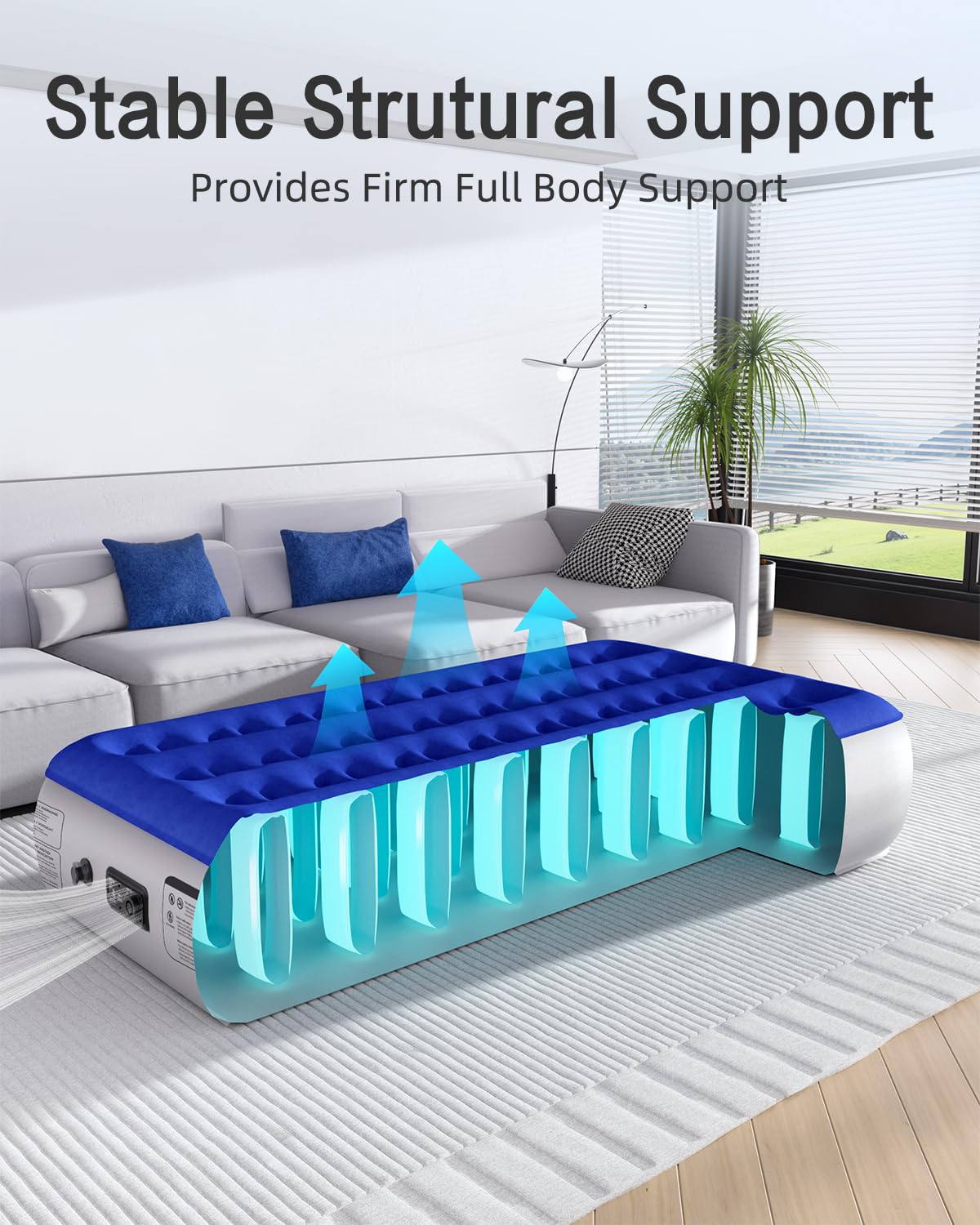 Xsleep matelas installé en chambre d'invités confort immédiat