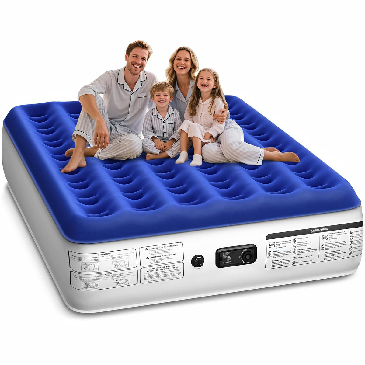 Xsleep matelas queen face avant présentant confort et design surélevé
