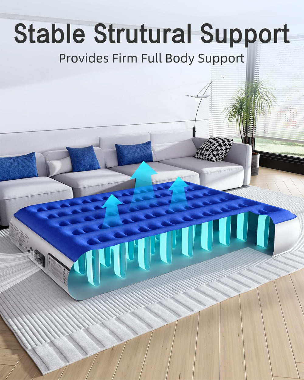 Xsleep comparaison taille illustrant largeur queen et gain d'espace