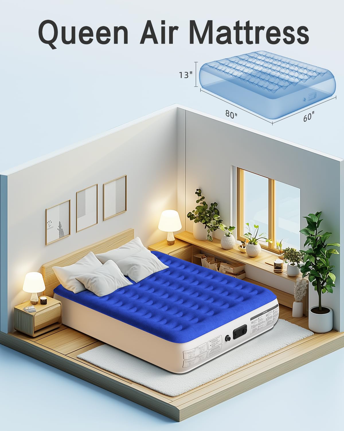 Xsleep matelas en chambre accueillant invités pour confort immédiat