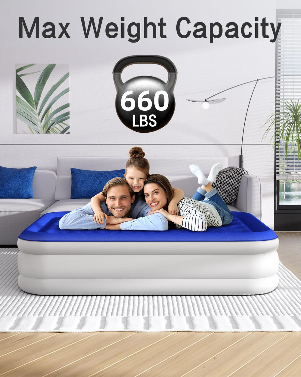 Xsleep matelas installé dans chambre d'invités pour accueil élégant