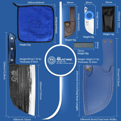 XYJ couteau dans étui avec boucle ceinture pour transport pratique