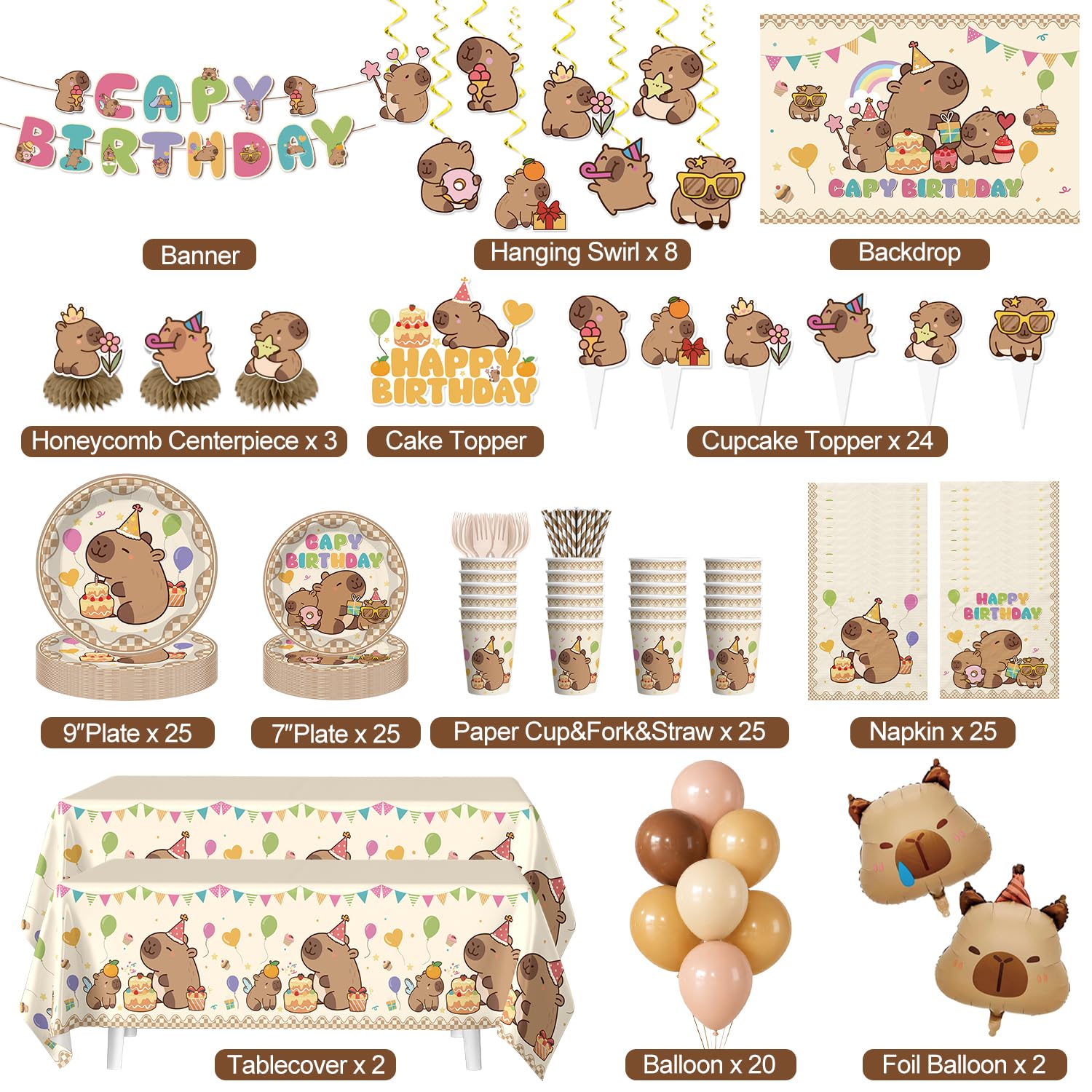 Xynic toile de fond et bannière capybara créant un point photo attractif
