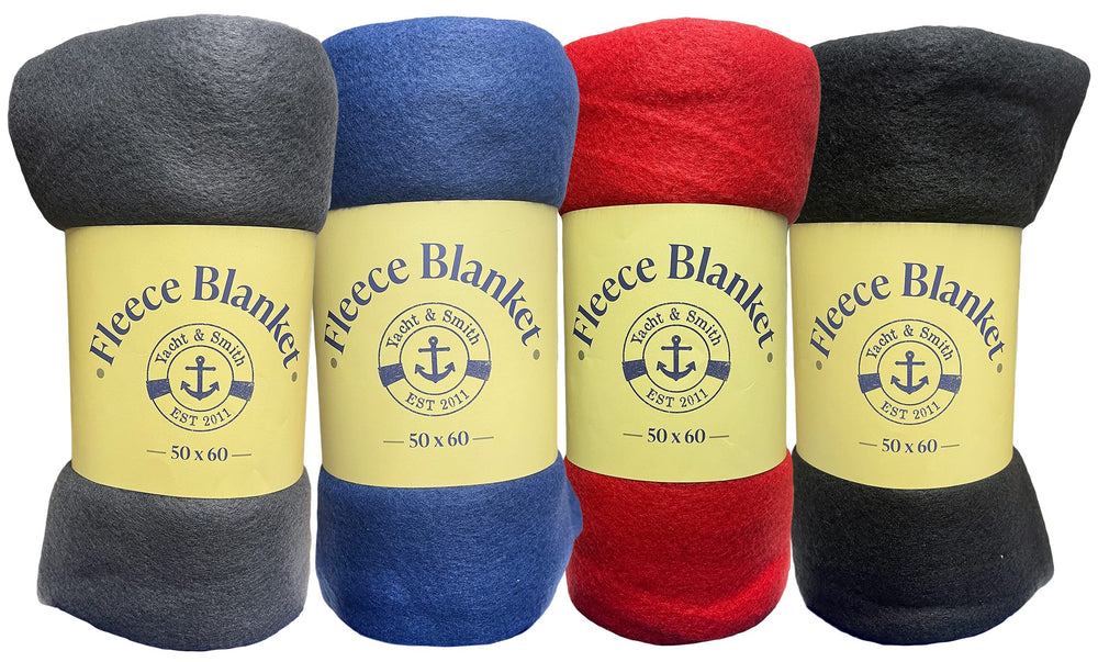 Yacht & Smith gros plan sur la texture polaire douce et résistante offrant confort
