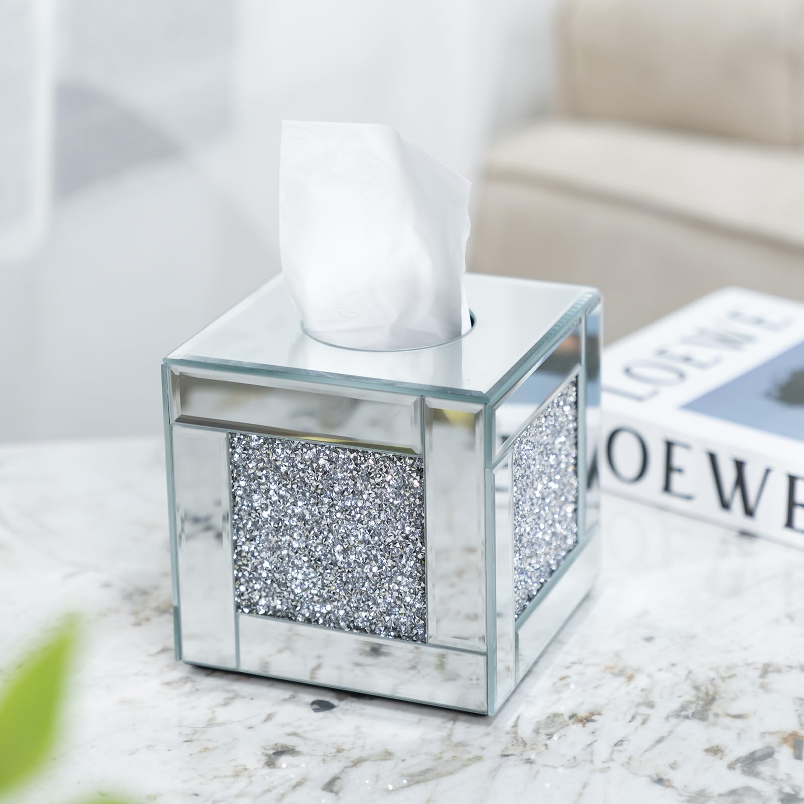 YACSNBF gros plan cristaux diamant ajoutant brillance décorative