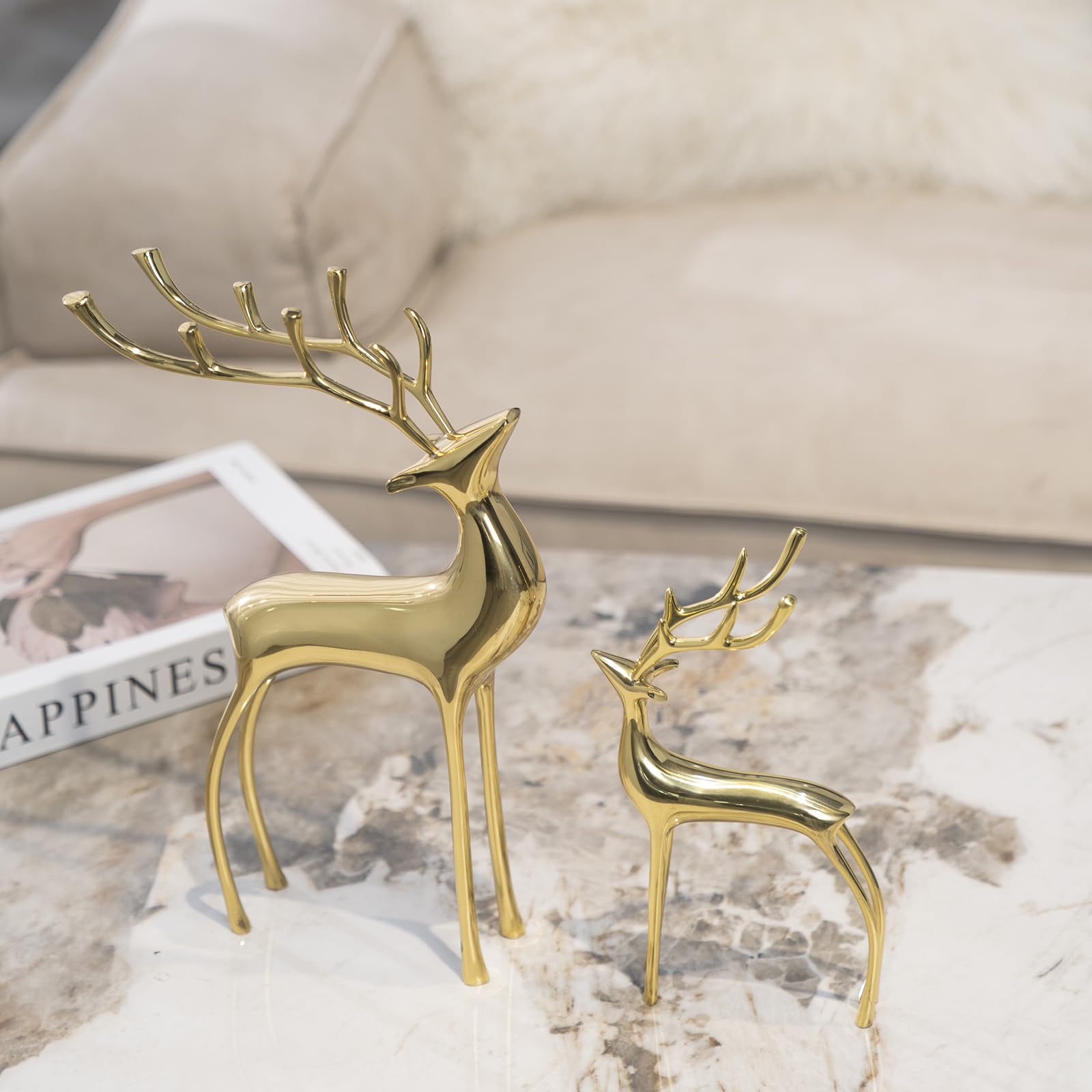 YACSNBF renne tabletop déco salon apportant accent sophistiqué à la pièce