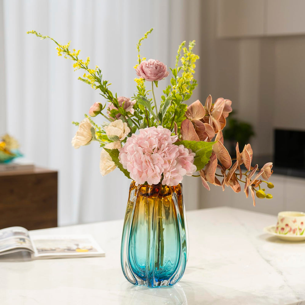 YACSNBF vase sans fleurs posé au salon accent contemporain