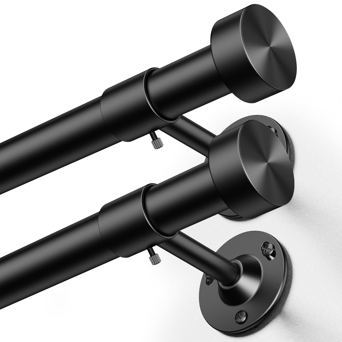 YaFex tringle devant emballage montrant la robustesse et la finition noir mat