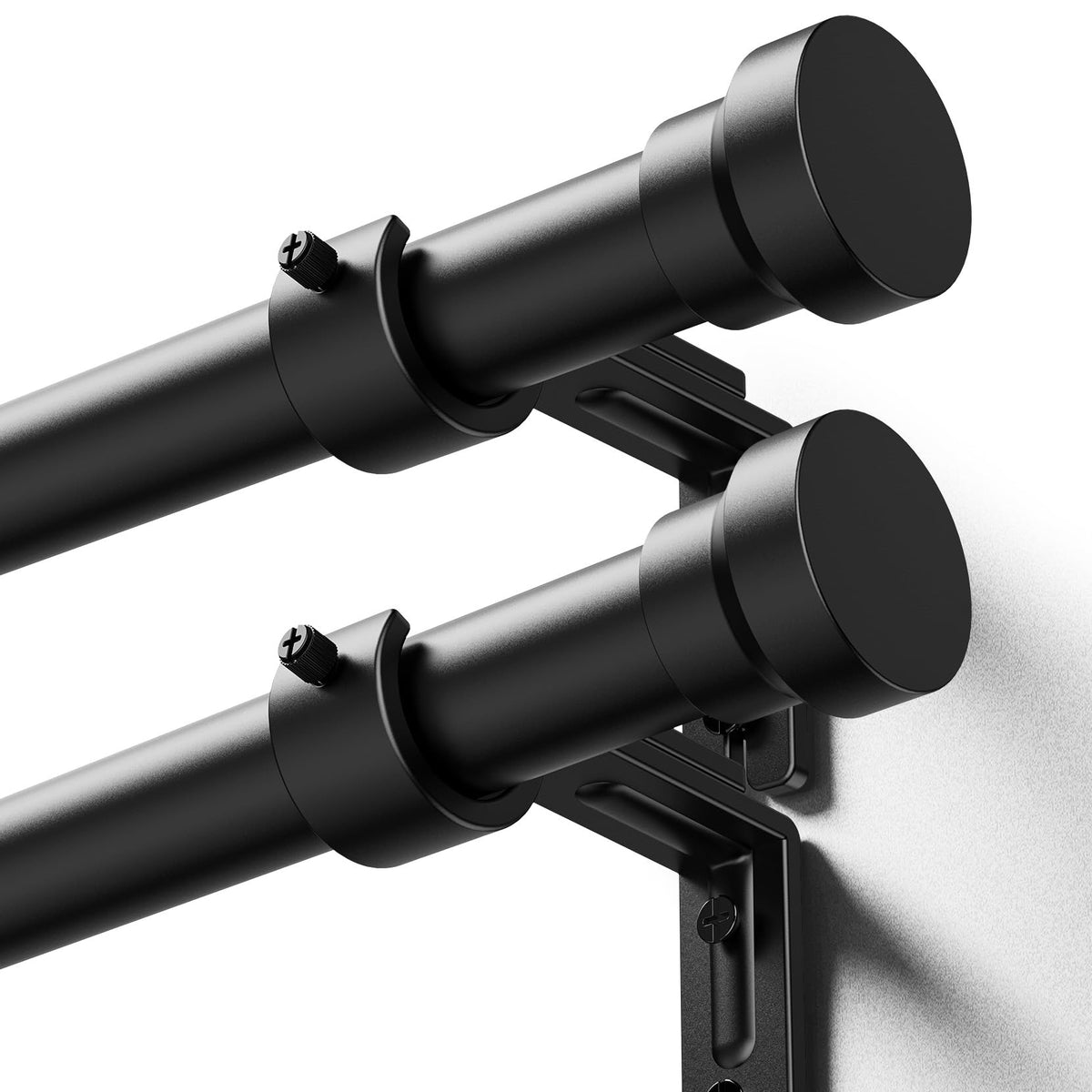 YaFex tringle face avant lot 2 noir mat, design élégant et solide