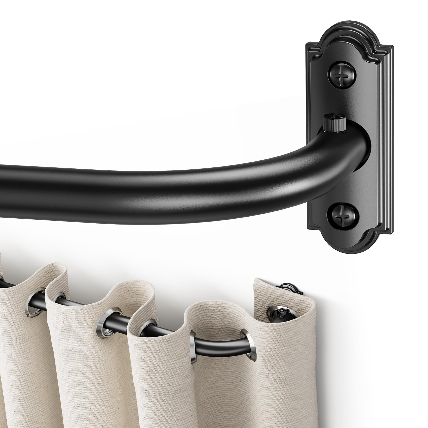 YaFex tringle face avant noire mate montrant design solide et finition élégante