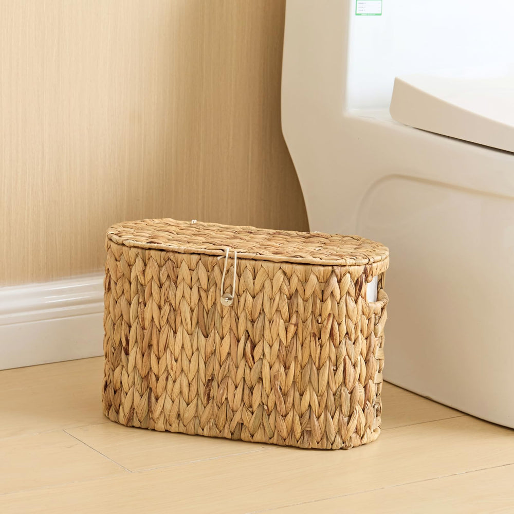 YANGQIHOME couvercle fermé avec bouton sécurisant le contenu et le protégeant