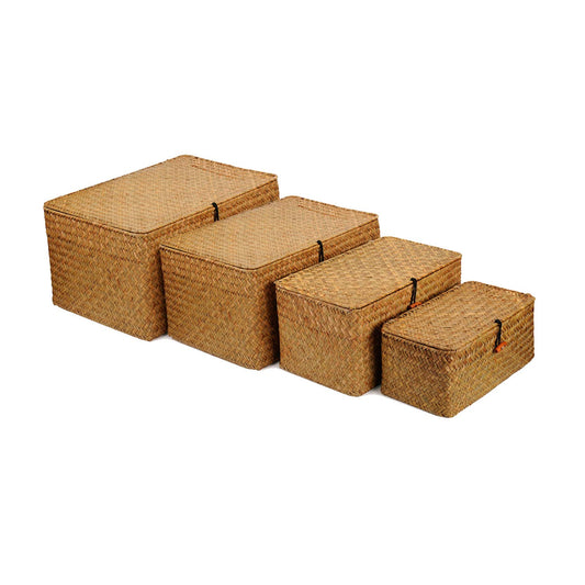 YANGQIHOME lot de 4 paniers face à face pour rangement esthétique