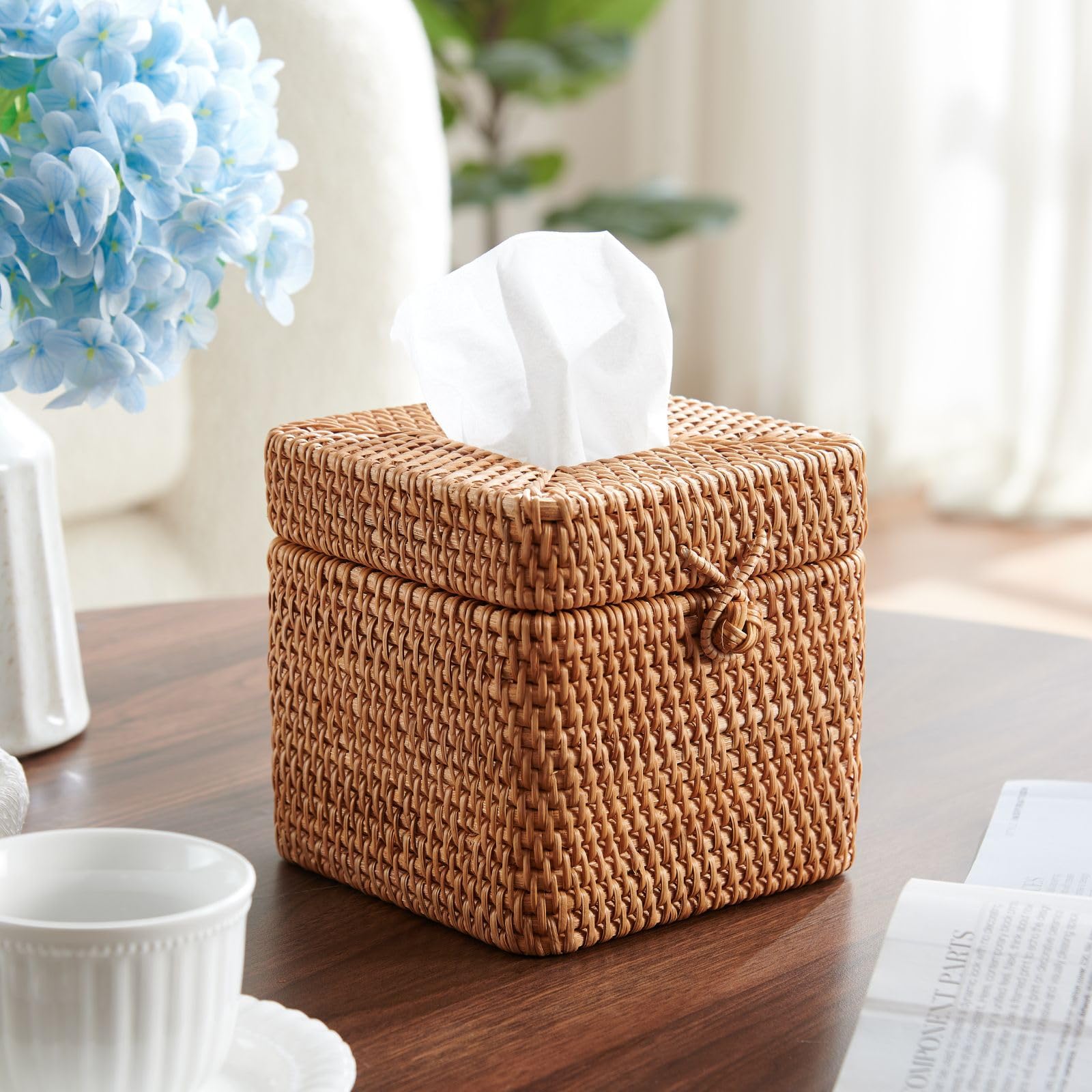 YANGQIHOME comparaison de taille montrant l'ajustement d'une boîte standard