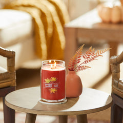 Yankee Candle deux mèches allumées pour une diffusion uniforme