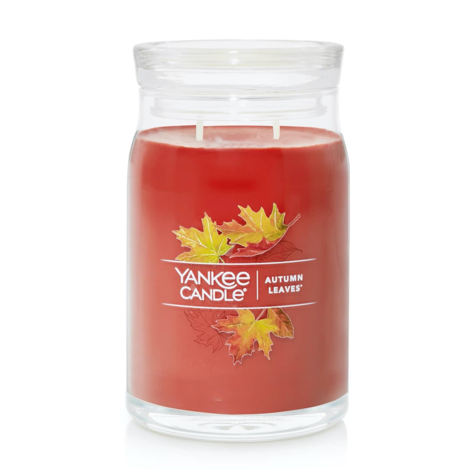 Yankee Candle pot devant montre design et ambiance automnale
