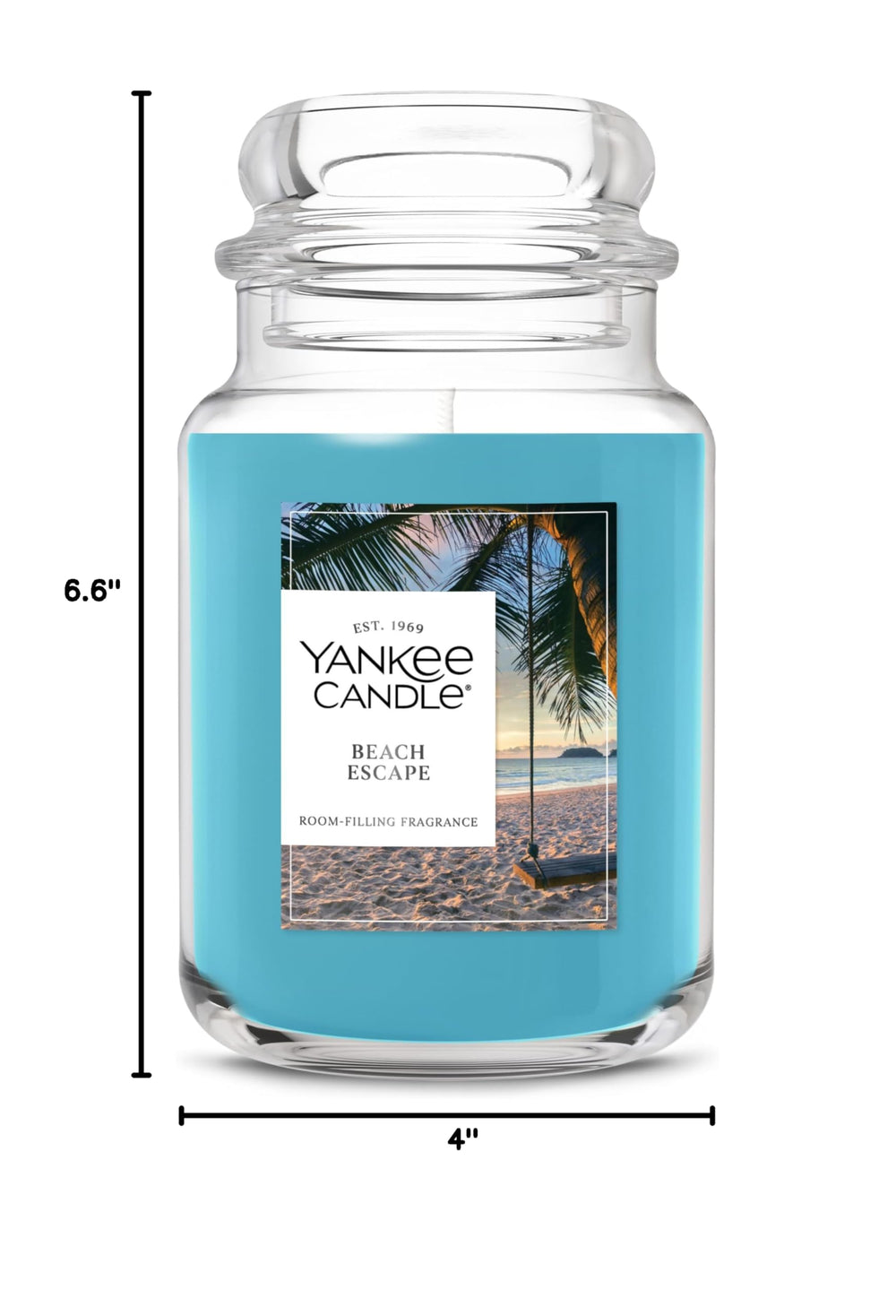 Yankee Candle Beach Escape ingrédients étiquetés, formulation végétale fiable
