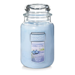 Yankee Candle jarre face montrant couleur et design décoratif pour ambiance
