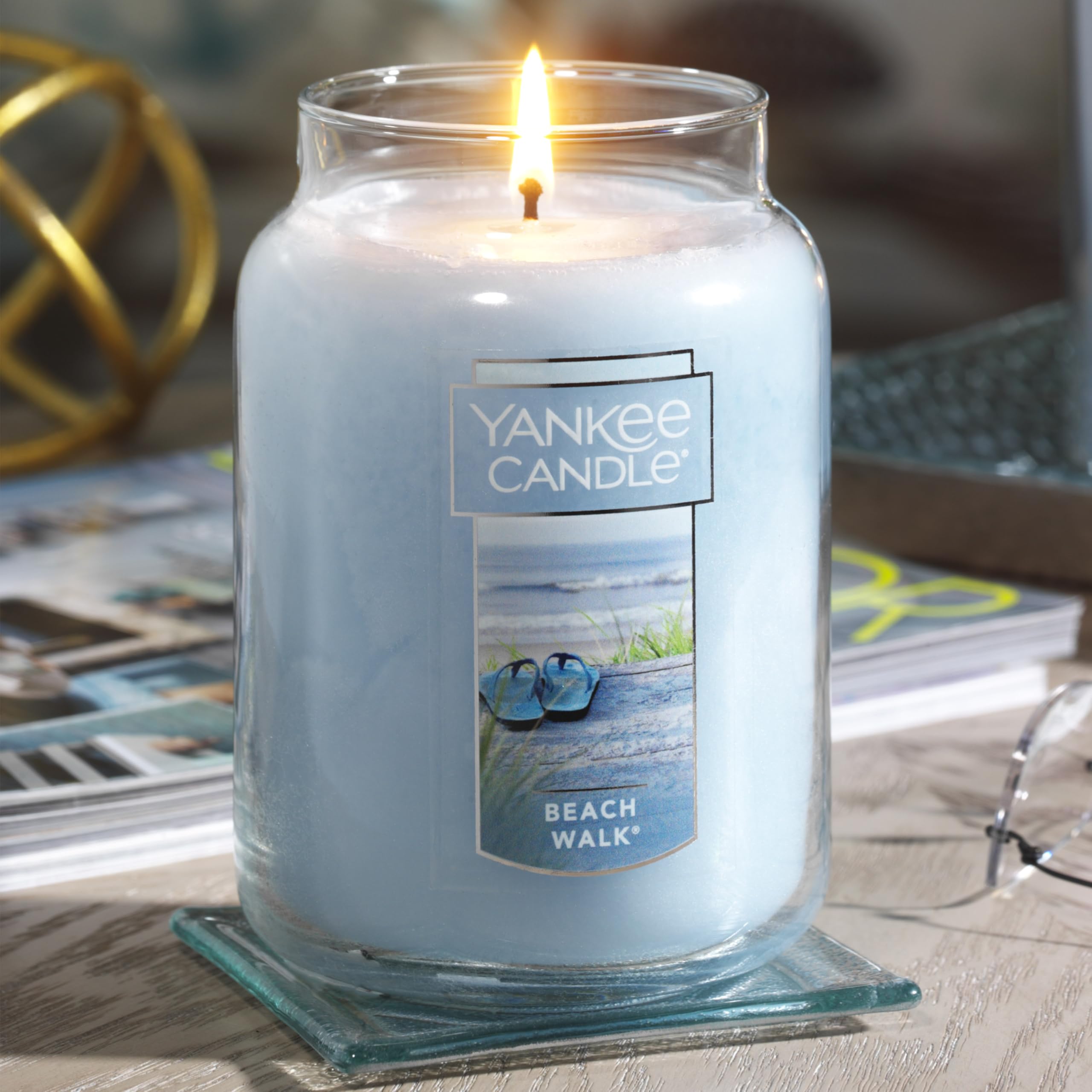 Yankee Candle gros plan cire montrant texture pour combustion régulière