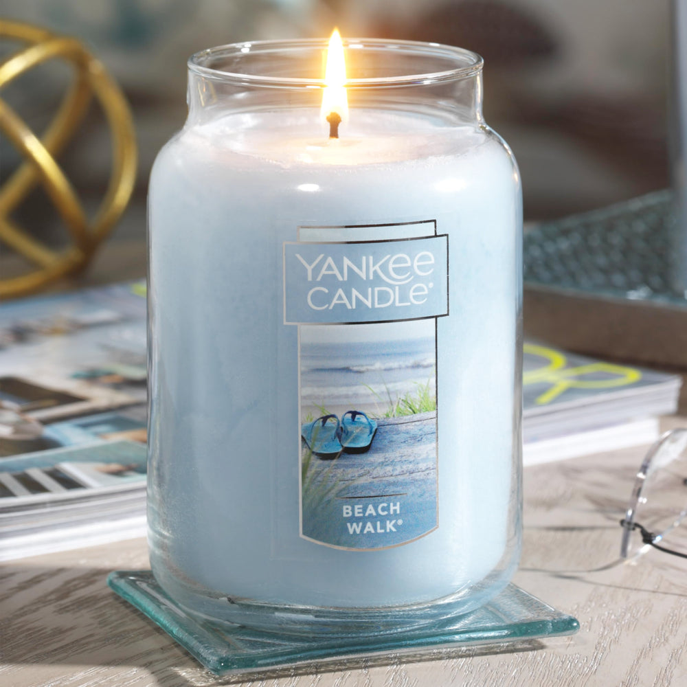 Yankee Candle gros plan cire montrant texture pour combustion régulière