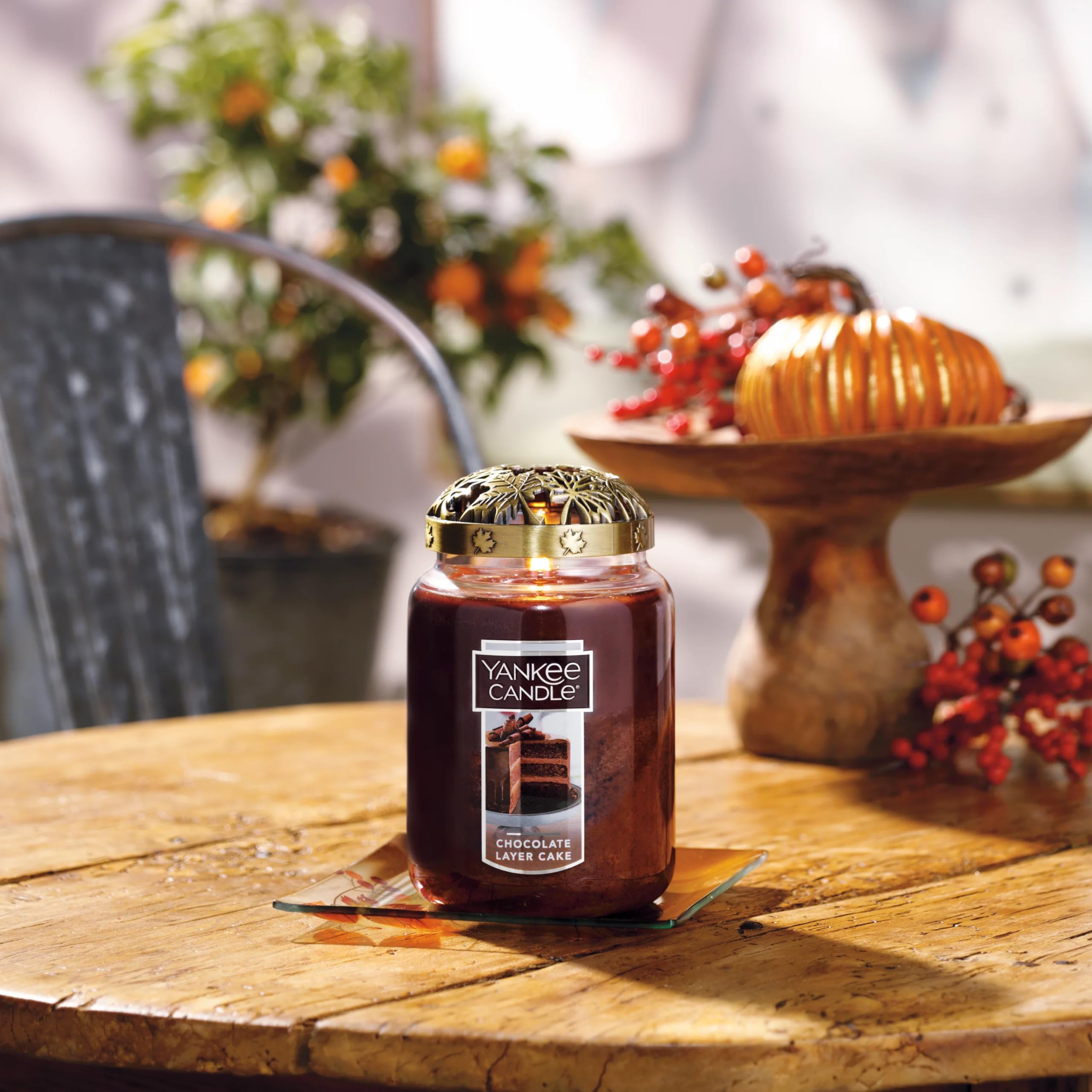Yankee Candle étiquette amovible montrant design et personnalisation facile