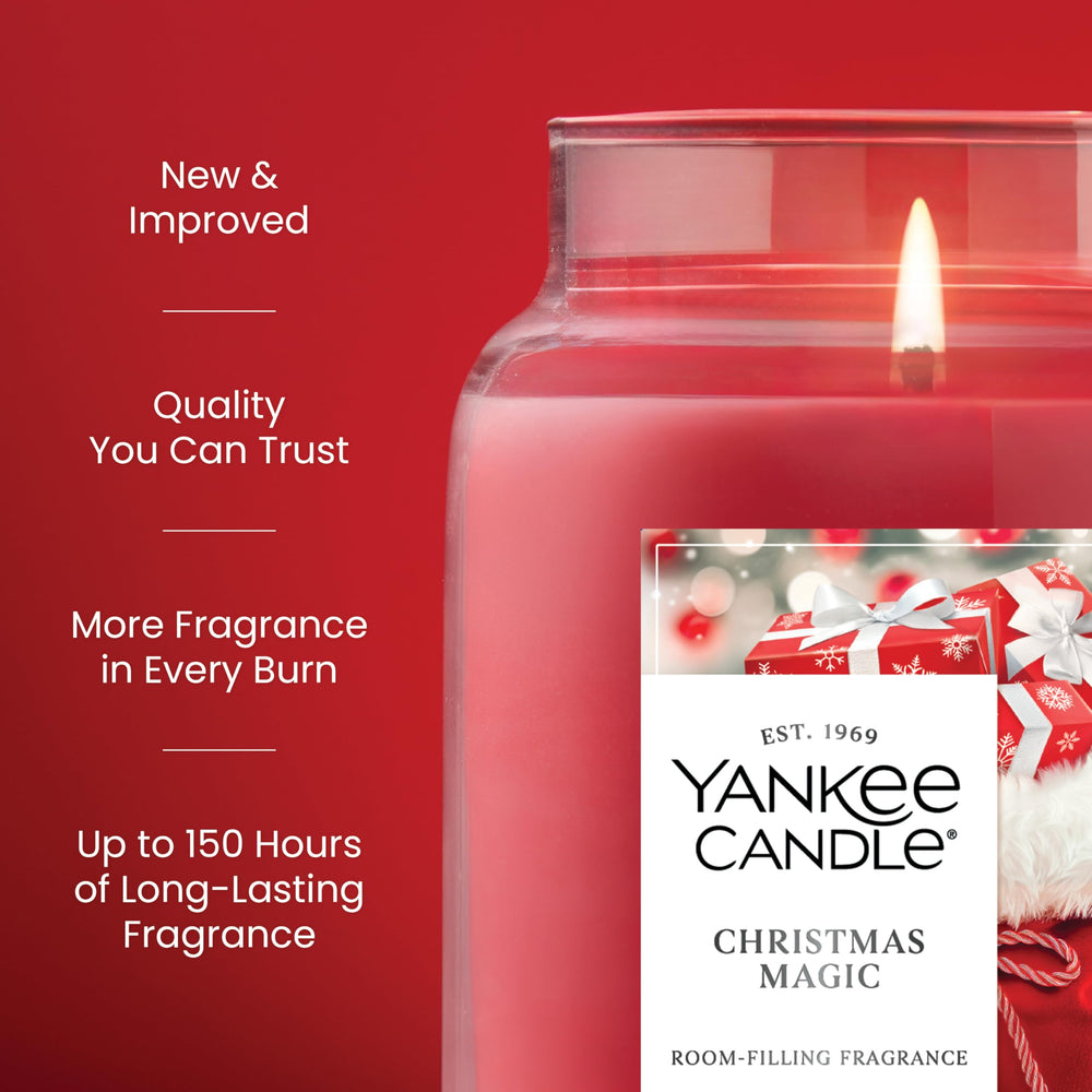 Yankee Candle mèche naturelle en gros plan assurant une flamme régulière