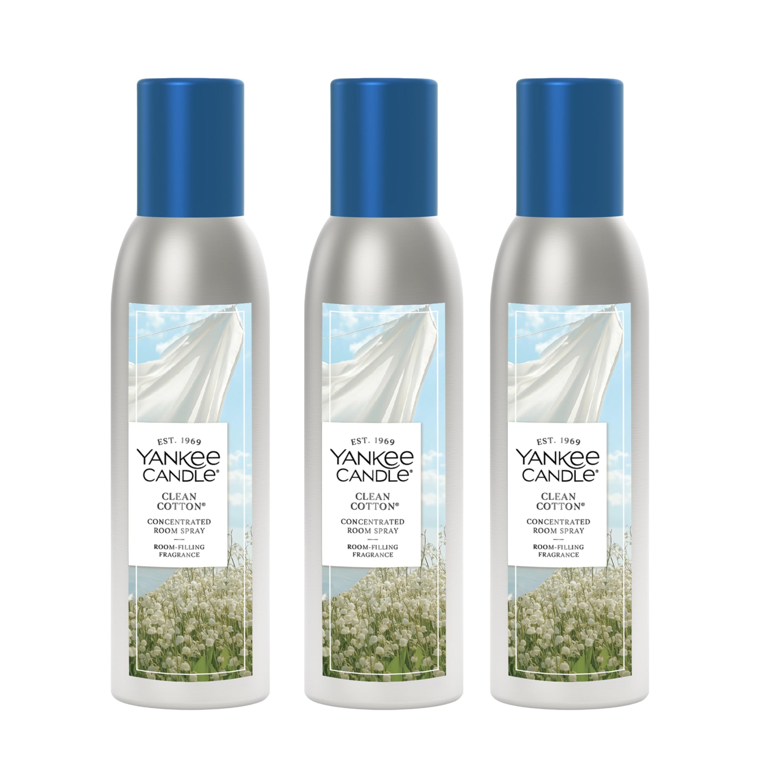 Yankee Candle emballage du lot de 3 montrant design moderne et praticité