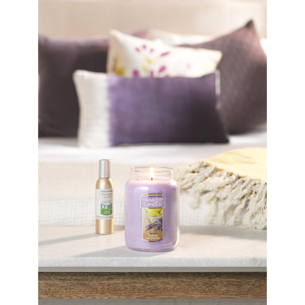 Yankee Candle inspiration coton sec et fleurs blanches évoquant fraîcheur