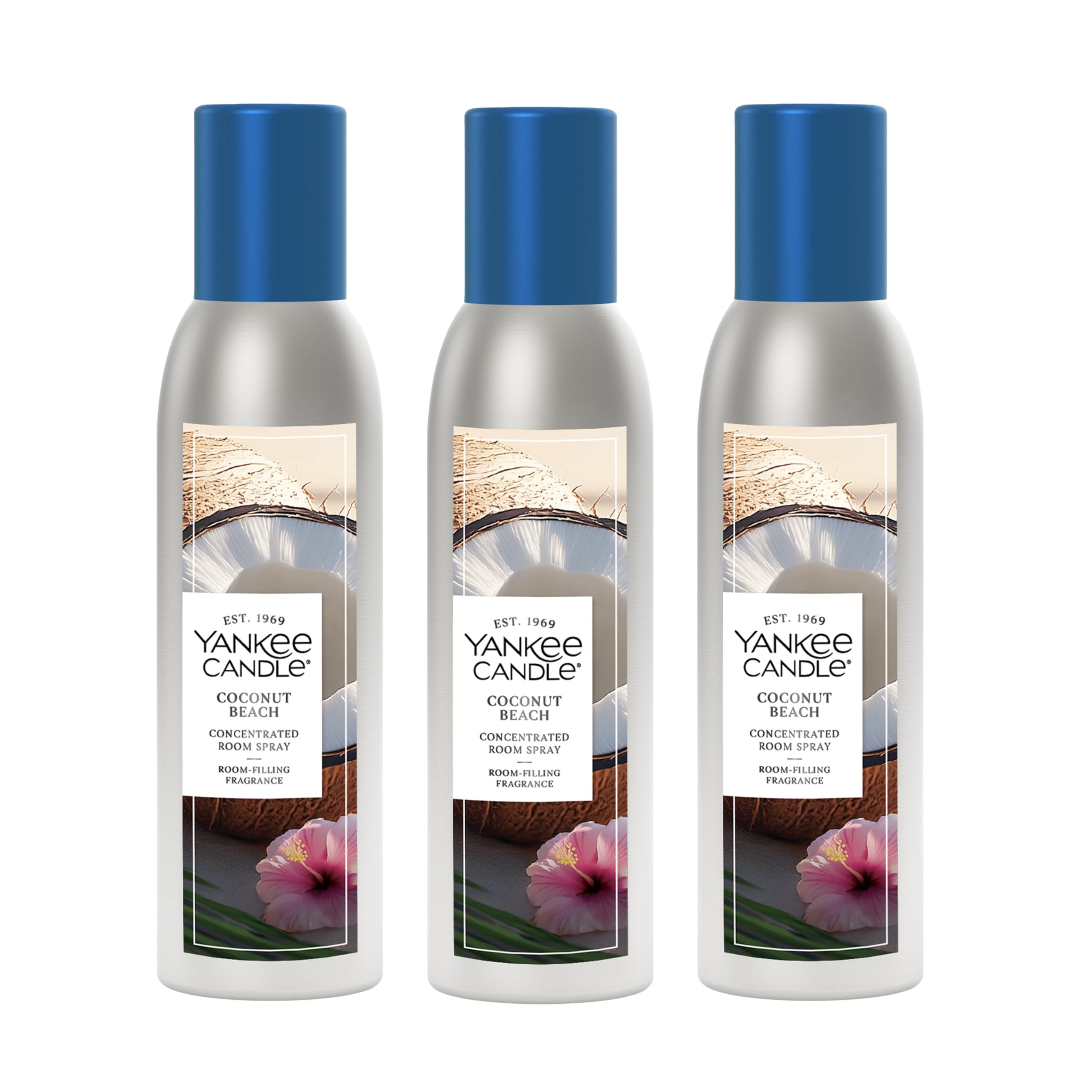 Yankee Candle emballage face montrant le design tropical et l'effet parfumant