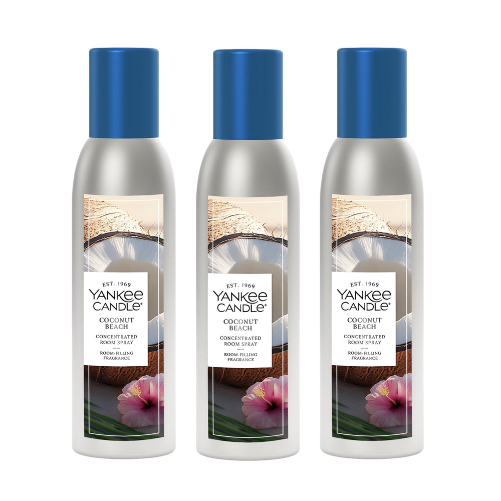 Yankee Candle emballage face montrant le design tropical et l'effet parfumant