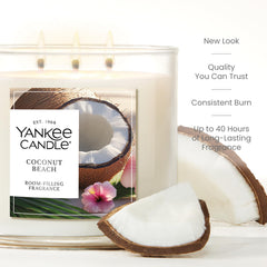 Yankee Candle trois mèches visibles pour diffusion plus large