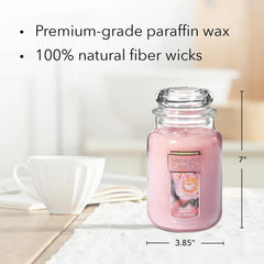 Yankee Candle bougie allumée créant ambiance chaleureuse et parfum enveloppant