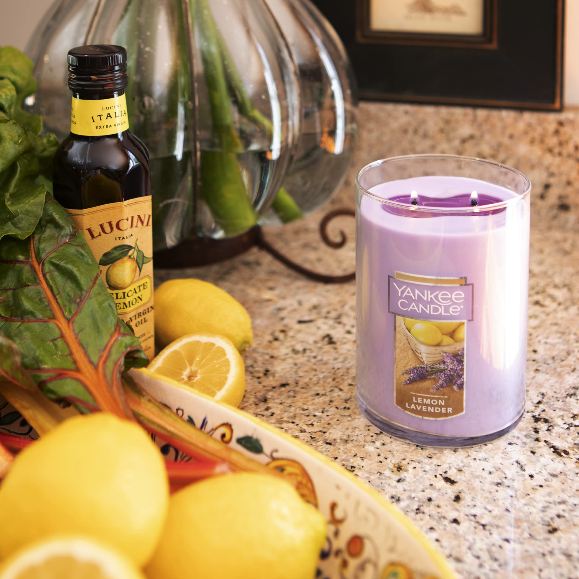 Yankee Candle deux mèches allumées énergie de diffusion uniforme