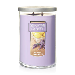 Yankee Candle tumblers face montrant le verre et parfum accueillant