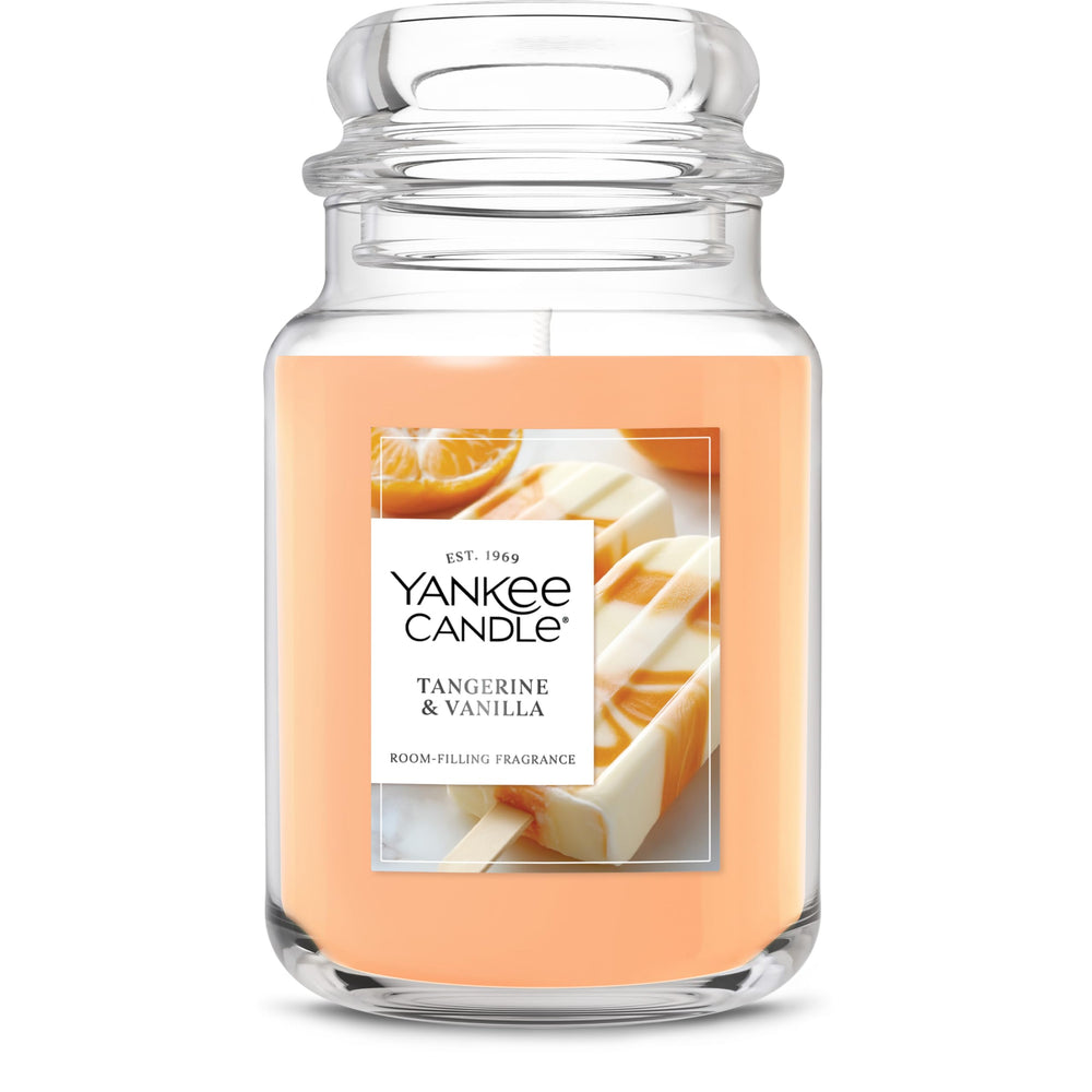 Yankee Candle face du produit montrant la jarre et le parfum attrayant