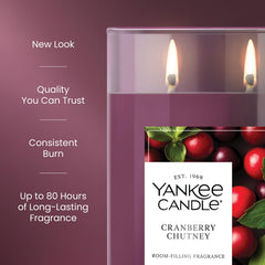 Yankee Candle tumbler en usage dans un salon, diffuseur de parfum efficace