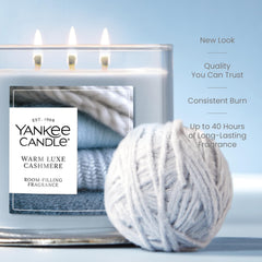 Yankee Candle trois mèches visibles pour une diffusion rapide du parfum
