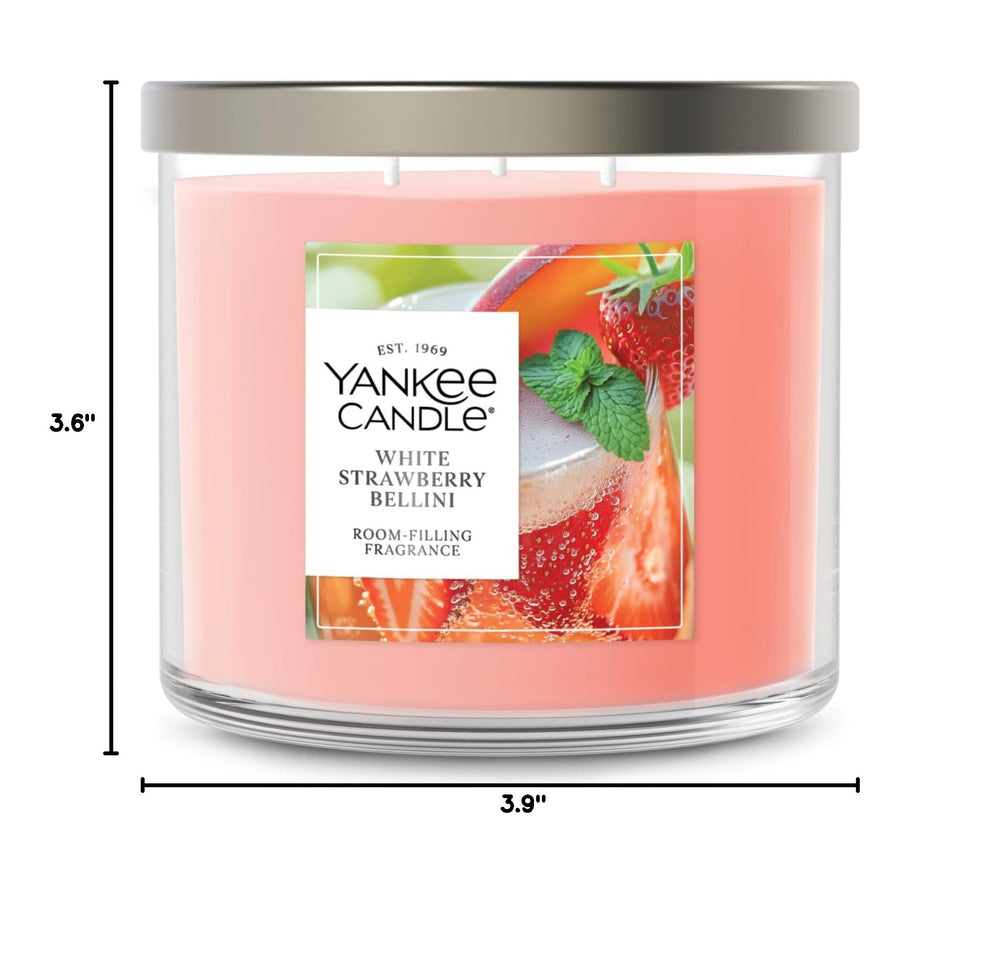 Yankee Candle étiquette et ingrédients mettant en avant qualité végétale