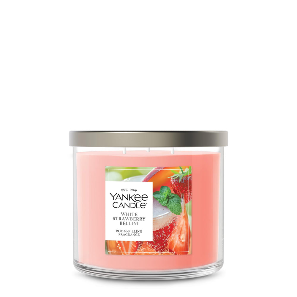 Yankee Candle pot avant montrant le design élégant et la présentation cadeau