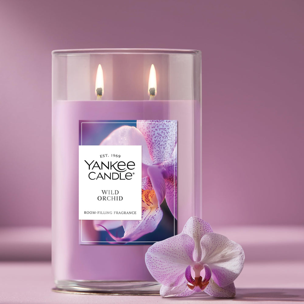 Yankee Candle Wild Orchid cire couleur texture, aspect premium et uniforme