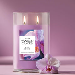 Yankee Candle Wild Orchid cire couleur texture, aspect premium et uniforme