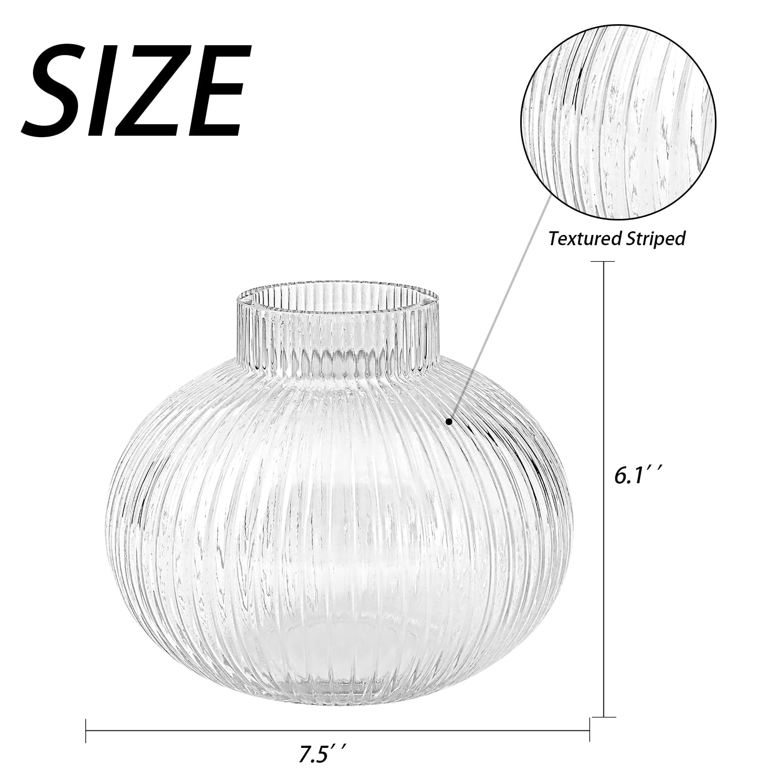 YANWE1 vase emballé prêt cadeau donnant présentation soignée