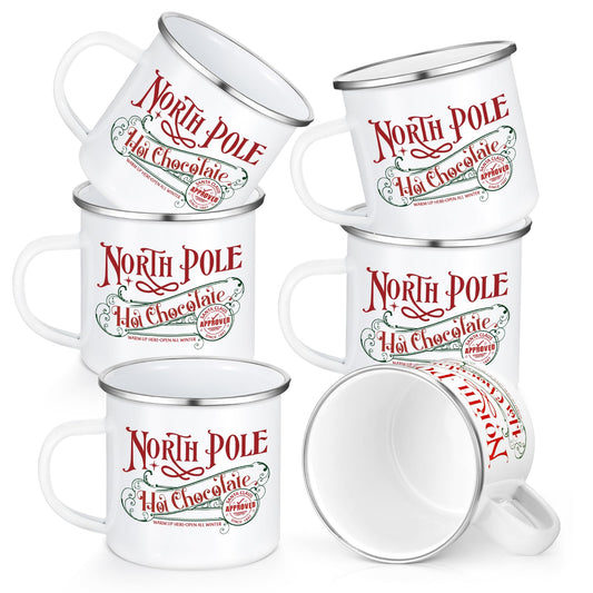Yaomiao lot de 6 devant montrant motifs de Noël et cohérence décorative
