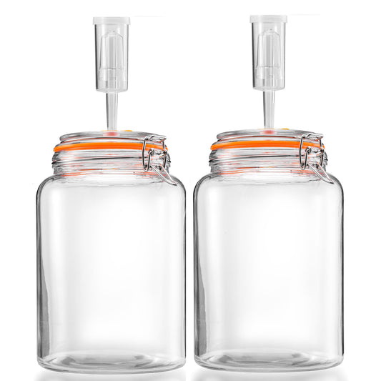 YARWELL bocal face avant montrant emballage et kit prêt à fermenter