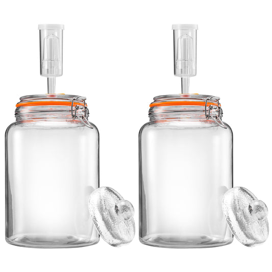 YARWELL bocal face montrant transparence et observation facile