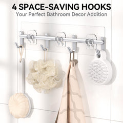 YASONIC barre de crochets et petits crochets pour suspendre accessoires