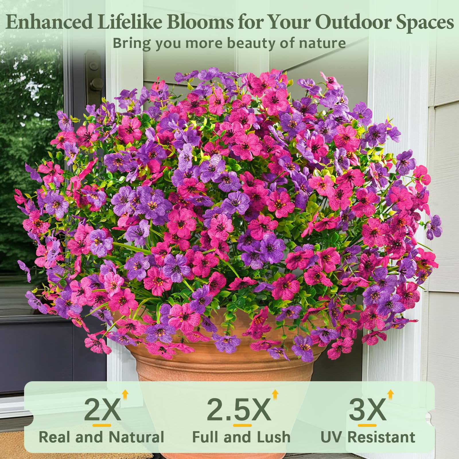 Yastouay gros plan fleurs réalistes, aspect soyeux et visuel attractif