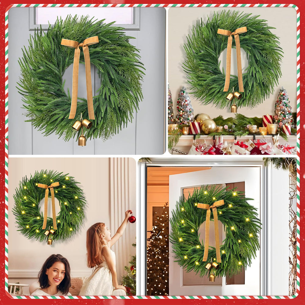 Yastouay couronne posée sur manteau finit déco de fête